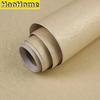 Beige Silk Wallpaper Embossed Self Adhesive Peel and Stick Wallpaper Removable Kitchen Wallpaper Vinyl Texture Wallpaper Cabinet