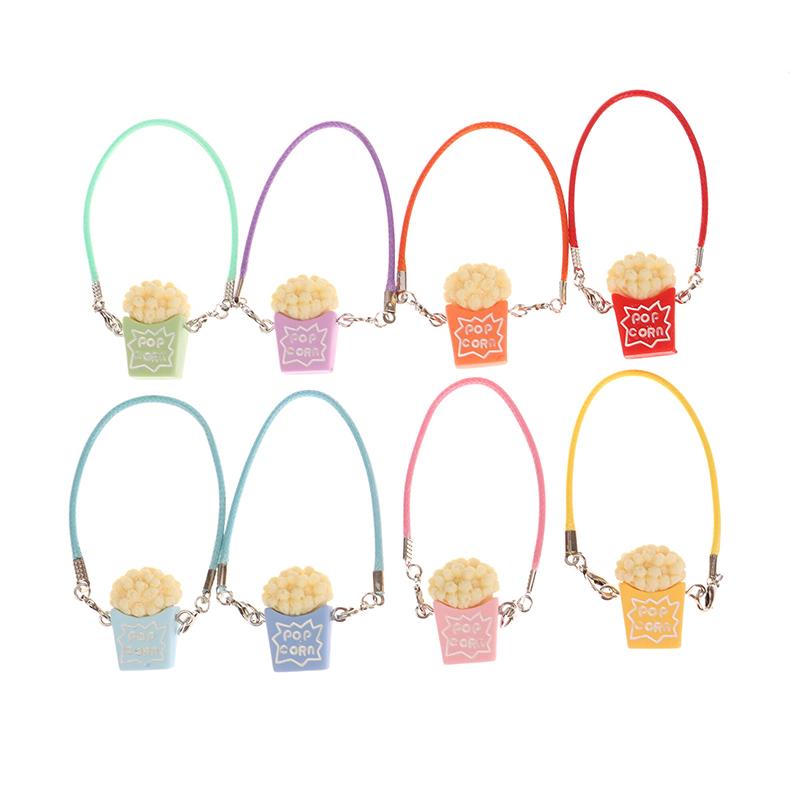 Mini Maison de Poupée Sac à Popcorn Sacs Bandoulière Poupées Décoration Suspendue Mignon Poupée en Peluche Labubu Décor Accessoires Jouets pour Enfants