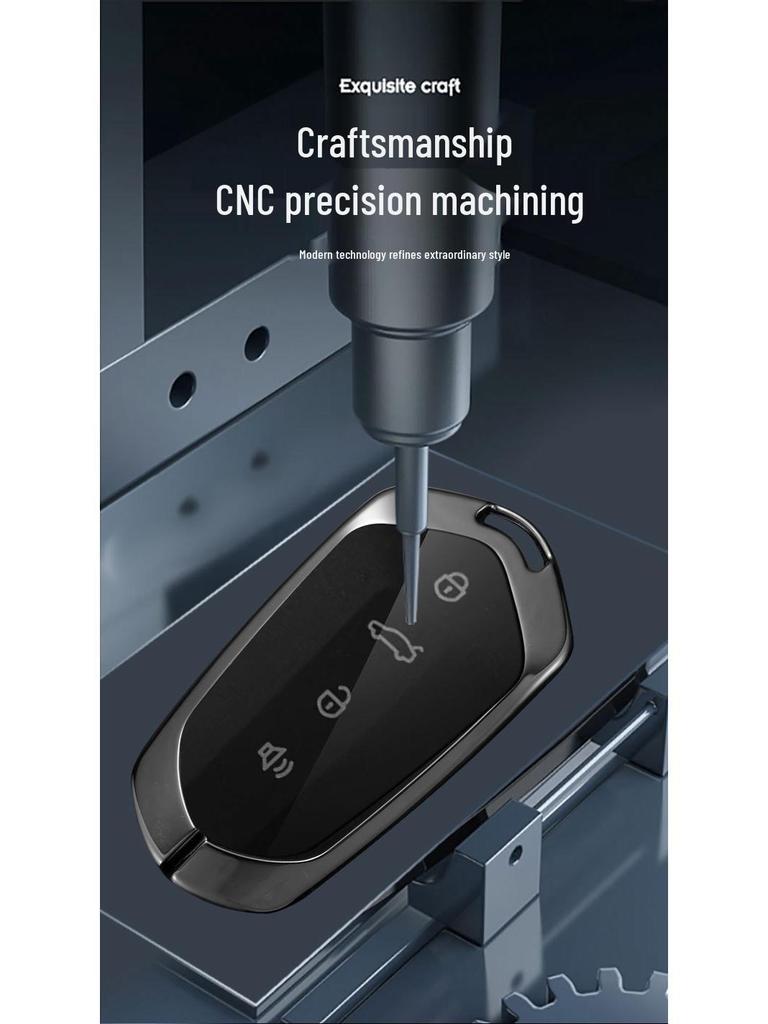 Kompatible Schlüsselhülle für 2023 Geely Ruilan 7 Smart-Fernbedienungsschlüsselhülle