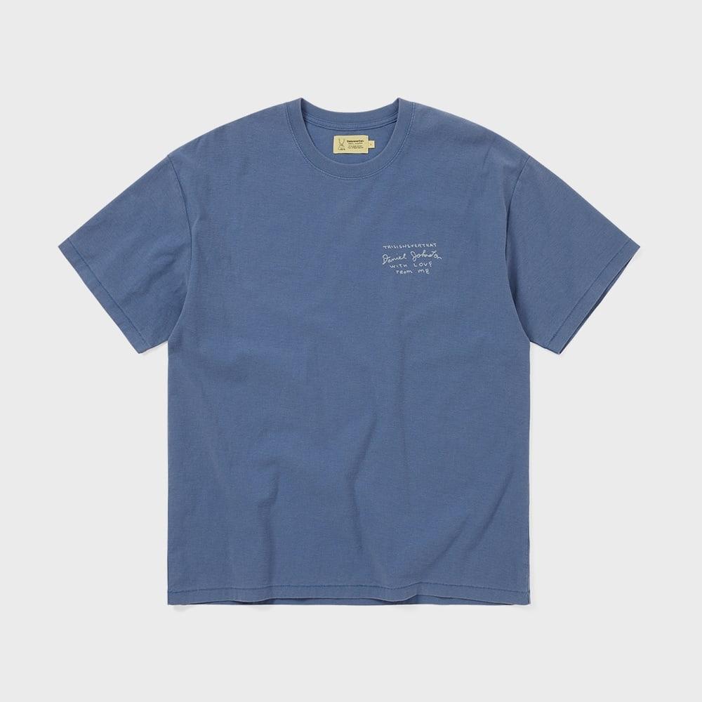 ThIs Is Never That Tnt Daniel Johnston Pow Tee Blue S