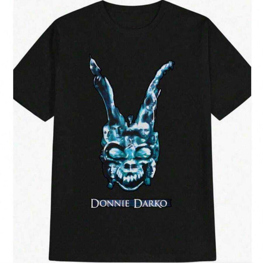

Payeah DONNIE DARKO Movie Characters Fashion Prints Casual Digital Print Pure Heavy Unisex T-Shirt XXXL