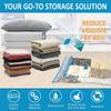 20 Pack Vacuum Storage Bags Suit Included Hand Gas Extractor, Space Bags Compression For Comforters And Blankets, Sealer Clothes Storage