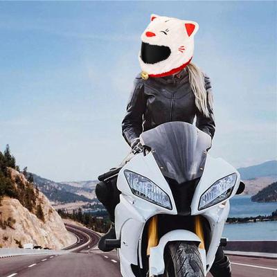 Weihnachtsmütze Motorradhelme Abdeckung, Weihnachtsstaubkappe Outdoor Skizubehör Voll