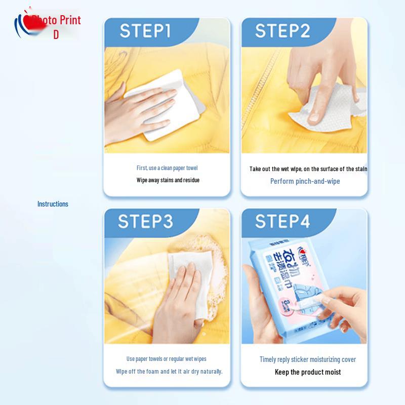 Mind Act Upon Mind Portable Clothes Cleaning Wet Wipes 6-Pack