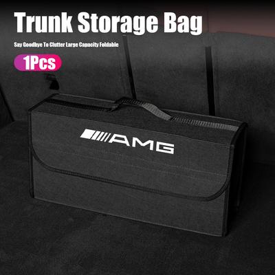 Car Boot Storage Box Storage Organizer Tool Accessories Car Hub Cap For Mercedes Benz AMG W214 W205 W204 W206 W213 W212 W211 W22