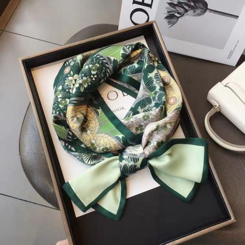 Korean Style Versatile Long Silk Ribbon Scarf