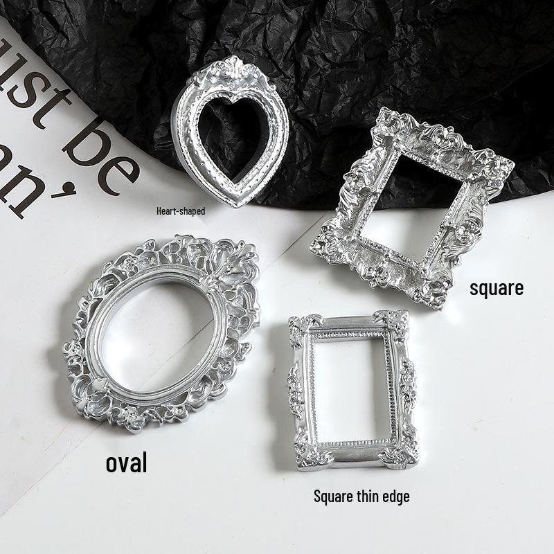 

Європейська Ретро Бароко Смола Рамка для Фотографій Реквізит для Фотографії Фон та Декорація Heart 36x45mm