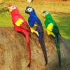 1 Pcs Brand New Creative 45cm Simulated Parrot Handmade Macaw Foam Feather Lawn Statue Ornaments Fake Animal Bird Garden Props