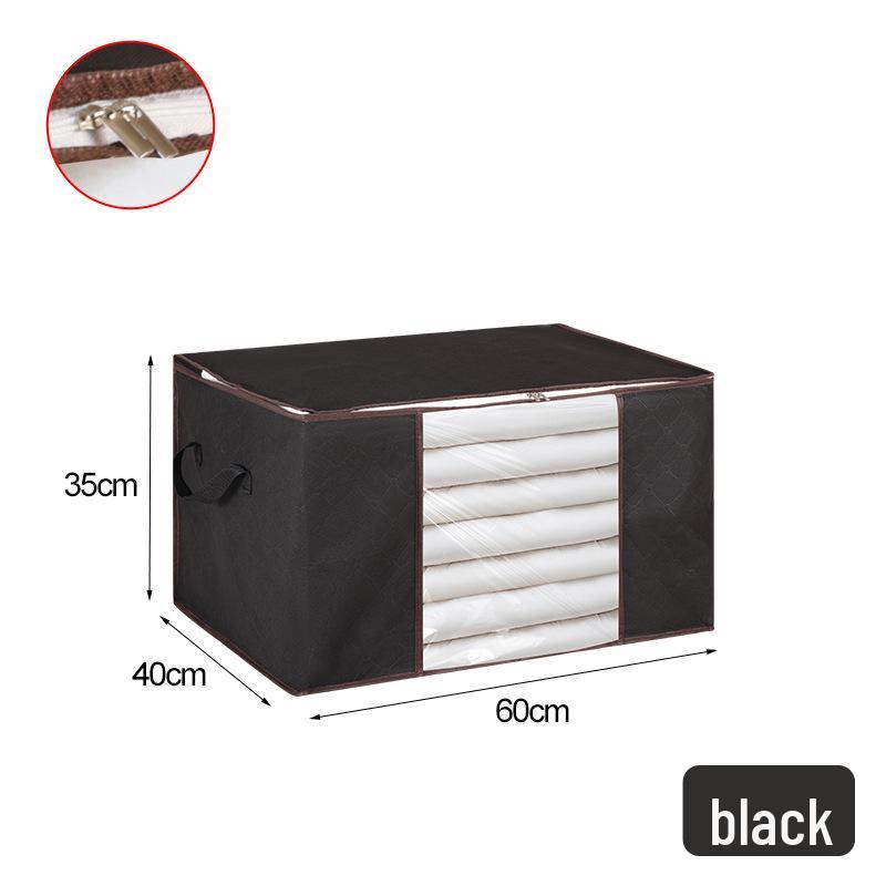 Thickened Cotton Quilt Bag: Durable, Dustproof, Large Capacity, Non-Woven Storage for Clothes