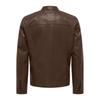 Veste motard Mike similicuir avec zip Homme ONLY AND SONS