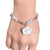 Elegant Shell Pearls Handchain Four Leaf Clovers Bracelet Adjustable Length Wristchain Fashionable and Stylish Ornament