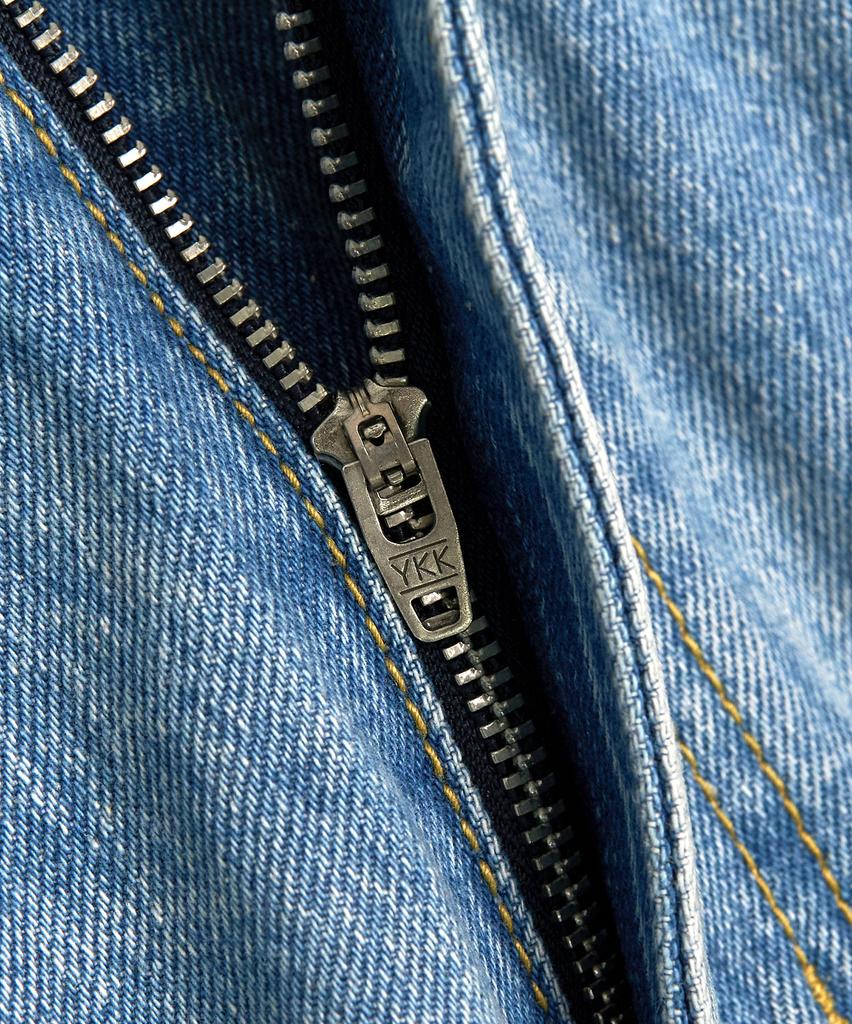 TOFFEE Wide Denim Pants (Light Blue)