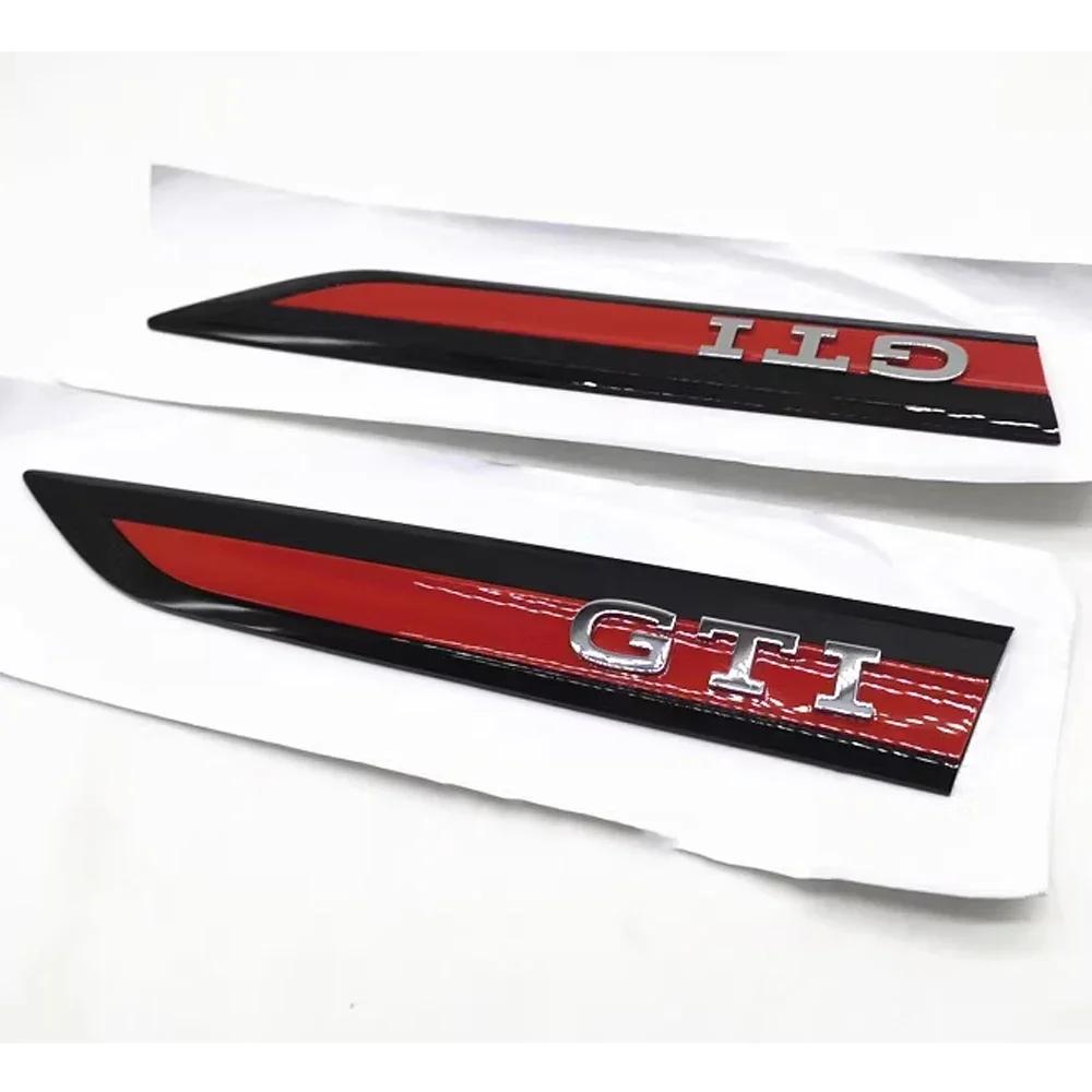 2026 Hot Sticker 2Pcs Metal Car Side Fender Bumper Strip Protective Sticker for Volkswagen GTI Golf 2 3 4 5 6 7 MK2 MK3 MK4 MK5