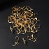 Pack of 50 French Style No Piercing Ear Clips Sophisticated Steel Elegant Pains Free Design for Sensitive Ears