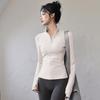 Giacca Corta da Donna Slim Fit - Collo Alto Versatile, Maniche Lunghe, Perfetta per Corsa, Yoga e Attività Fitness all'Aperto