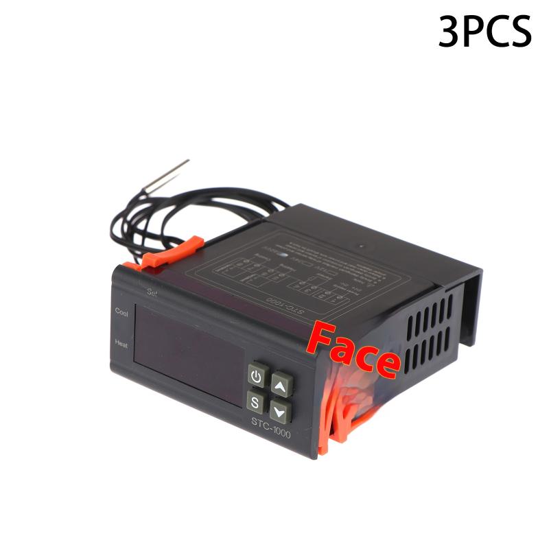 Digitaler Temperaturregler Thermostat Thermoregler Inkubator Relais LED 10A Heizen Kühlen Stc-1000 Stc 1000 220V
