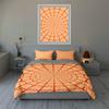 Geometric, radial, web-like. Bedding Duvet cover sets Duvet covers Pillowcases gifts (1 * Duvet Cover 2 * Pillowcases, without duvet insert)