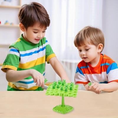Brinquedo Árvore de Equilíbrio de Astronauta para Crianças Treinamento de Foco Pensamento Lógico Jogo de Equilíbrio de Sapo para Dois Jogadores Crianças Meninos Meninas Educacional Interativo Estratégico de Tabuleiro