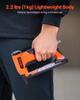 VEVOR Pneumatic Staple Gun, 22 Gauge Air Upholstery Stapler for 71 Series Fine Wire Staples 9.5mm Crown 6-16mm Length