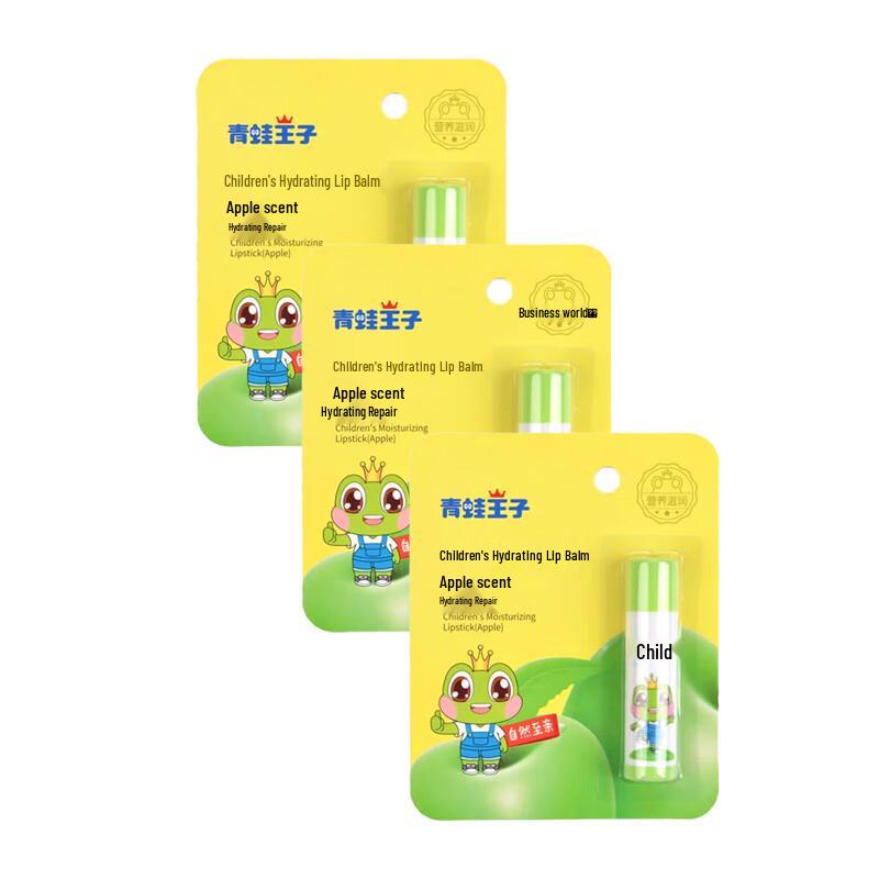 

Frog Prince Kids Apple Lip Balm (3-Pack)