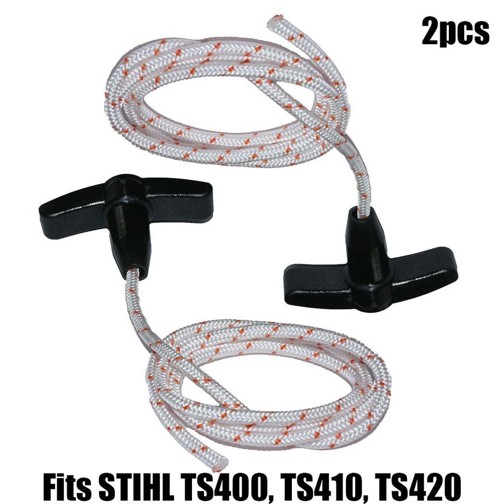 2 adet İpler 3.0mm Sap Geri Tepme İpi Marş Motoru TS400 TS410