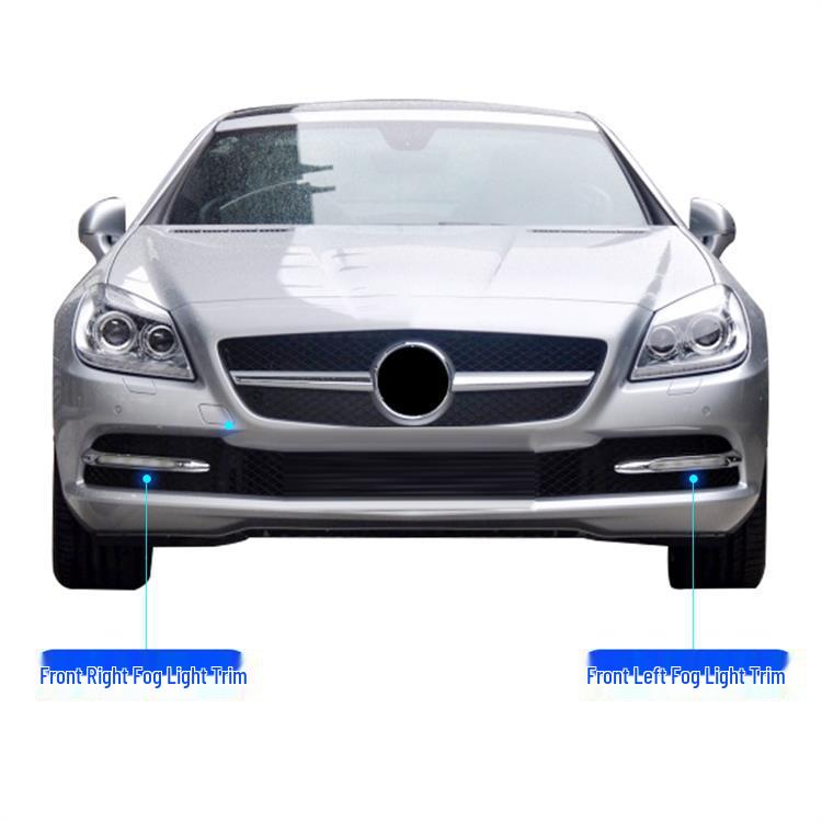 Manshi Mercedes-Benz W172 SLK200 Fog Light Frame and Daytime Running Light Cover