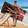 He-Man Battle Scene 2D Flat Print Beach Towel, Large Soft Quick Dry Towel for Beach Camping SwimmingSSTJ0917196