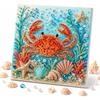 Ocean Theme Pearl Art Diy Kit Octopus Diy Pearl Painting Kit Ocean Diamond Art For Adults Beginners Ling Coastal Wall Decor