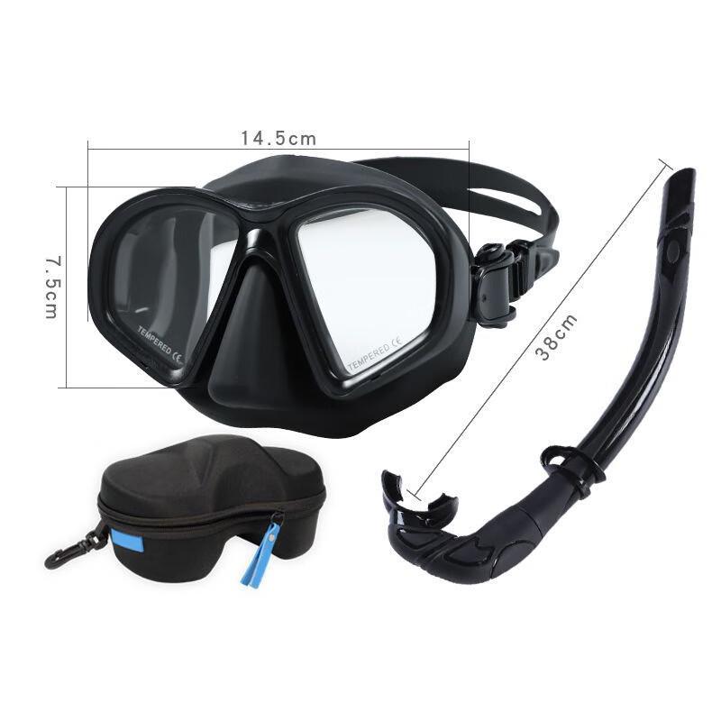 Professional Freediving Mask & Snorkel Set
