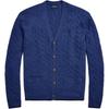 Polo Ralph Lauren Button Placket Ribbed Knit Hem Cable Sweater Men sweater MNPOSWE16822430-410
