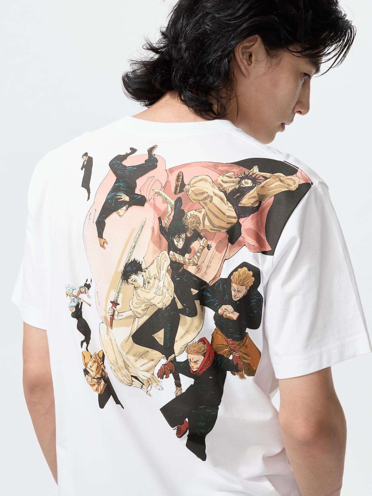 

Uniqlo Япония Манга Ut Shueisha 100-летие Jujutsu Kaisen 00 WHITE/S