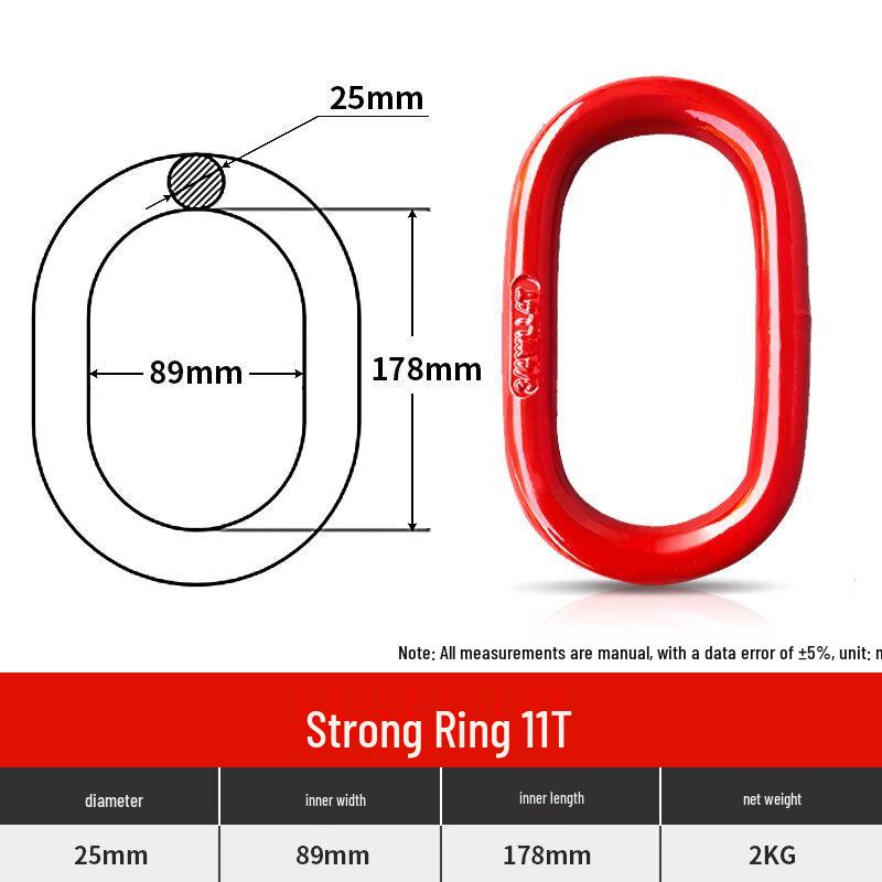 

11-Ton Heavy Duty Lifting Chain Connector Ring