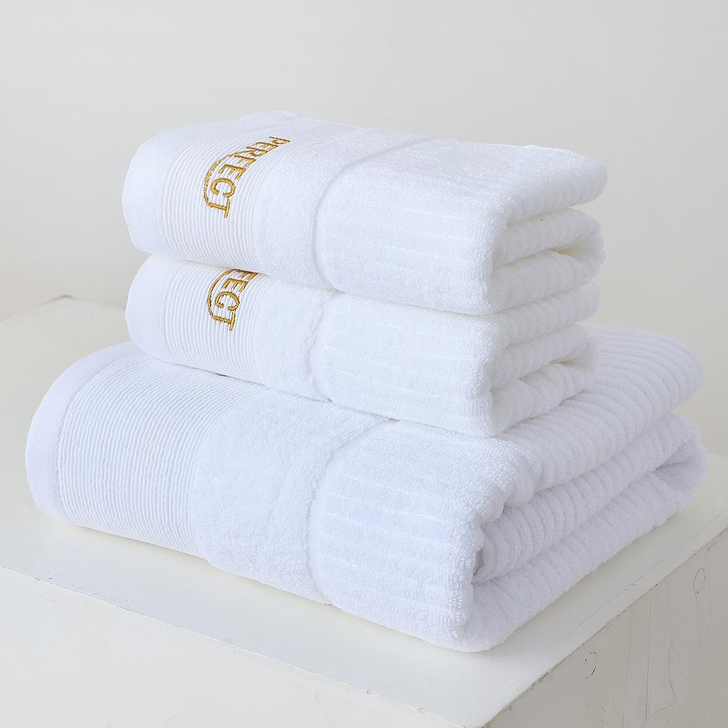 Pure cotton towel Adult household bath face towel Thickened soft absorbent cotton face towel