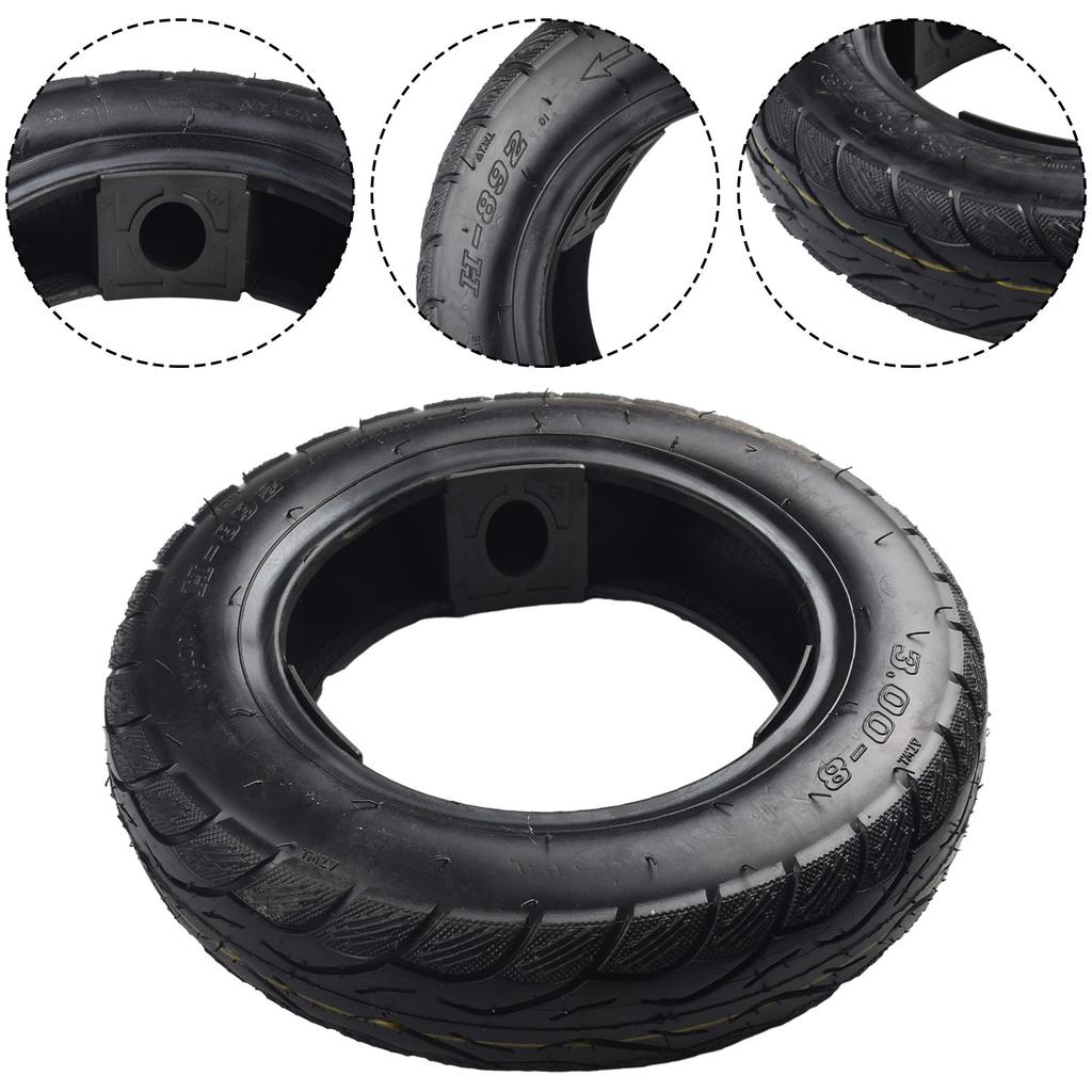 3.00-8 Tire Tubeless Tire 3.00-8 About 1500g Black
