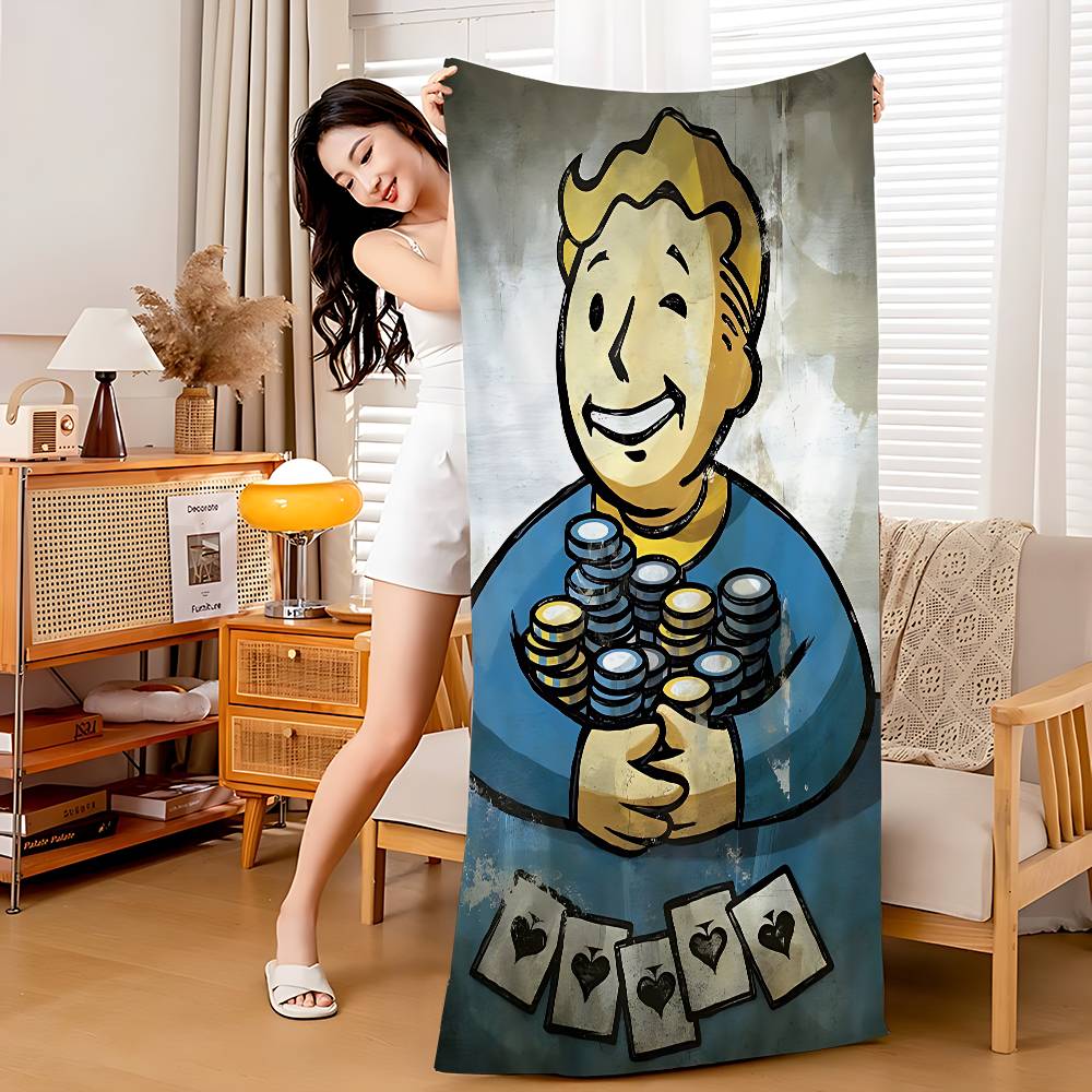 F-Fallout Big Microfiber Beach Towels Quick Dry Towel Sand Beach Towels Pool Towel For Travel Swim Pool Yoga