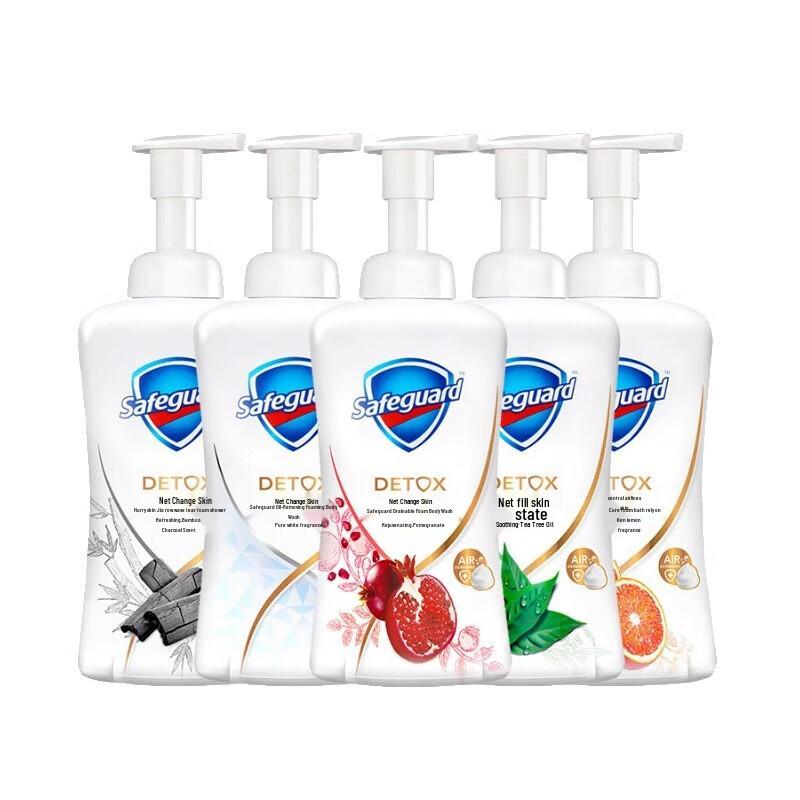 Safeguard Tea Tree Oil Foaming Body Wash