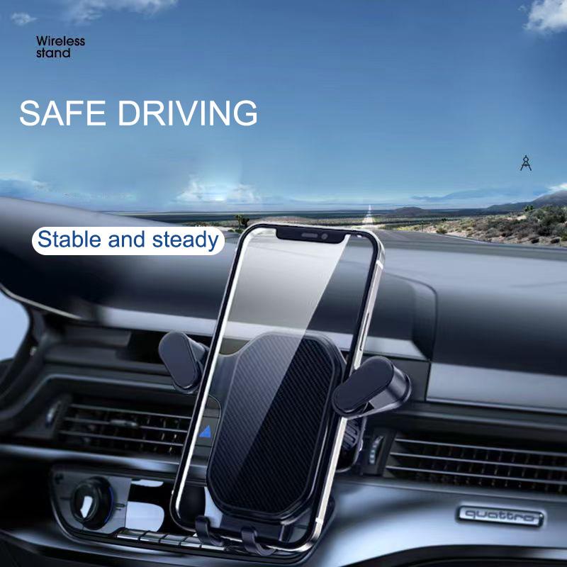 Car Phone Holder Gravity Auto Phone Bracket Support CellPhone Stan with 4.7-7 Inch Smartphone Bracket