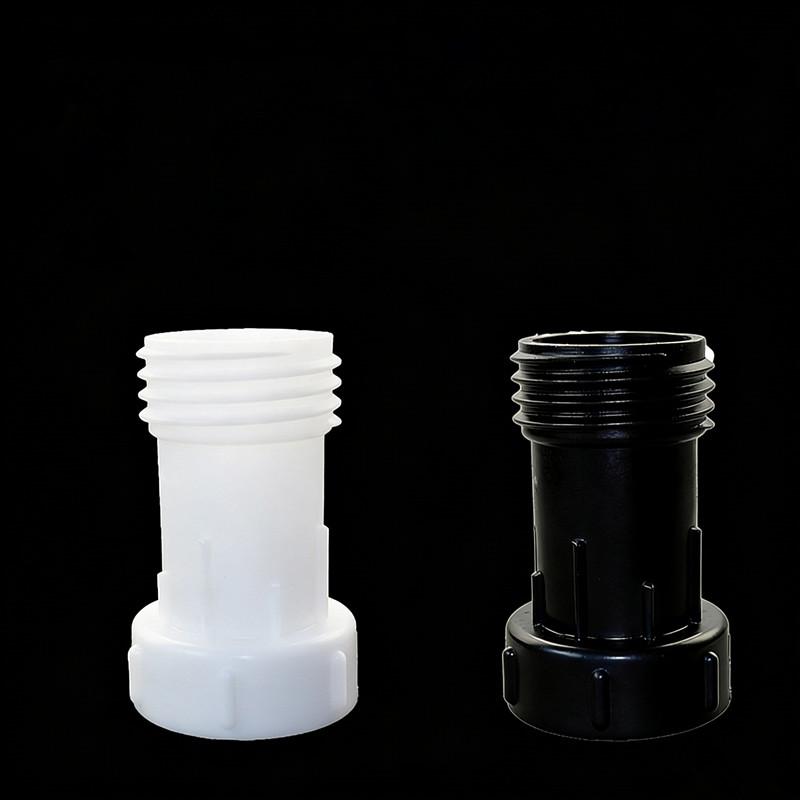 S60 auf S60 IBC-Tankadapter Verlängerung 2-Zoll-Anschlussadapter Fitting Gartenbewässerung Wassertank Kunststoff-Verlängerungsschlauch