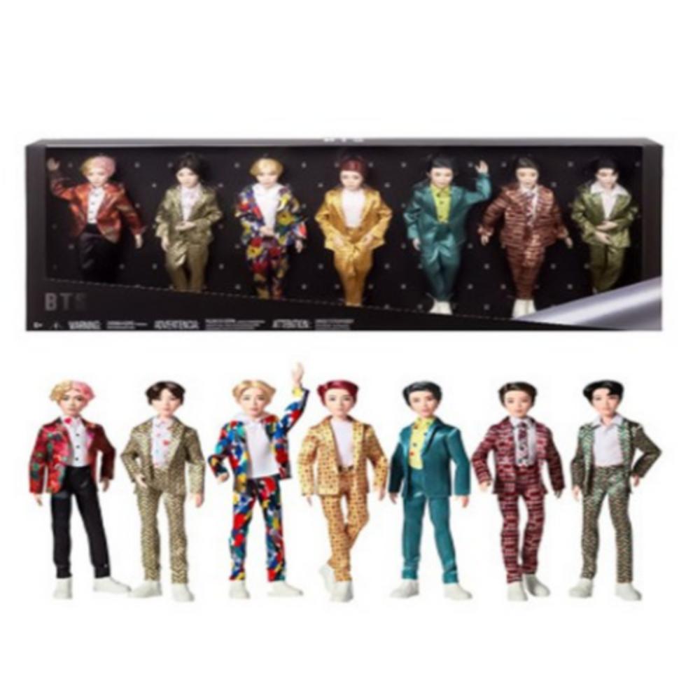 Oficjalna Lalka Mody BTS Zestaw 7 Sztuk Mattel Gadżety BTS Lalka Przegubowa Idol Produkt do Pakowania Prezentów