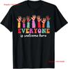 Everyone Is Welcome Here T Shirt Idaho Teacher Retro Vintage Washed Breathable Stylish Stretched Designer Clothes Homme