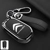 Zinc Alloy Leather Car Flip Remote Key Case Cover Protector Shell Durable Good Use For Citroen C3 C4 CACTUS C6 C8 Accessories