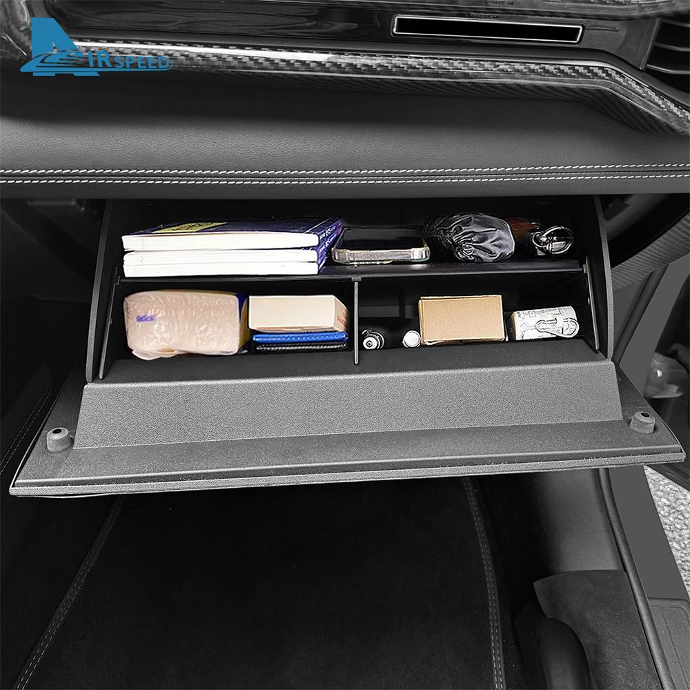 Per Ford Mustang GT Dark Horse EcoBoost 2024 2025 2026 Auto Lato Passeggero Anteriore Co-Pilota Vano portaoggetti Bracciolo Inserto Divisore