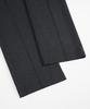 BIRBANTE Spandex S.L Fit Hidden Elastic Waist Slacks - Charcoal Stripe