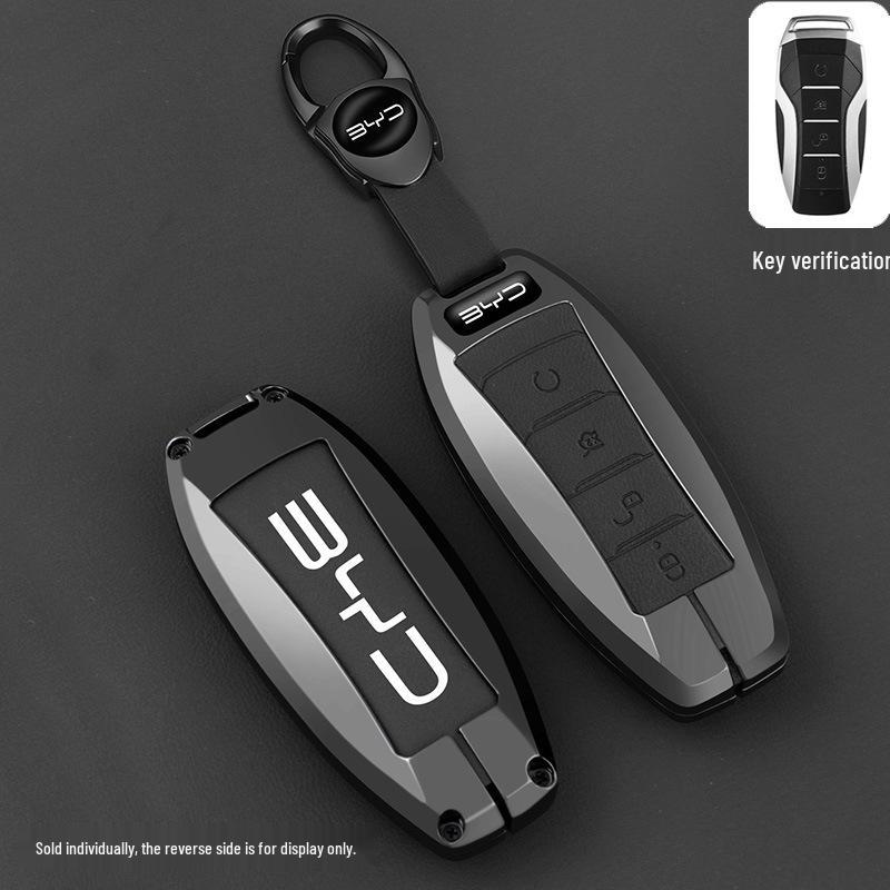 BYD Han Key Case: Metal Shell for Han DMI, Han EV, Qin, Yuan, Song PLUS, Tang