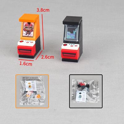 MOC 1PCS Mini Arcade Games Console Building Blocks Set Room Display Screen Compatible Figures Bricks DIY Toys For Children Gift