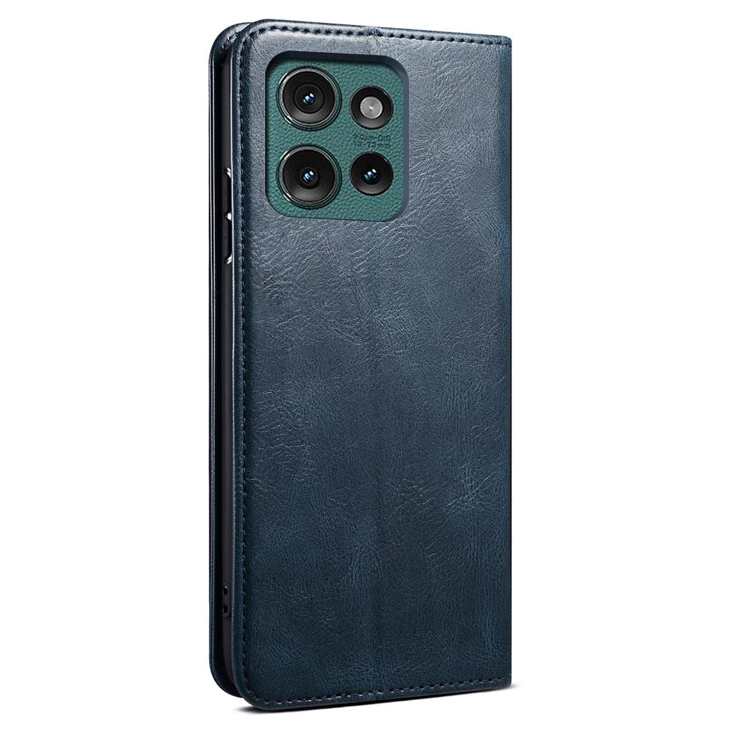 For Motorola Edge 50 Neo 5G/Moto S50 5G/Thinkphone 25 5G Case Crazy Horse Texture Waxy Leather Wallet Stand Cover