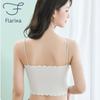 Flarixa Bralette mit dünnen Trägern für Mädchen, sexy Dessous, gewickeltes Tube-Top, Unterwäsche, Damen-BH, Eisseiden-BHs