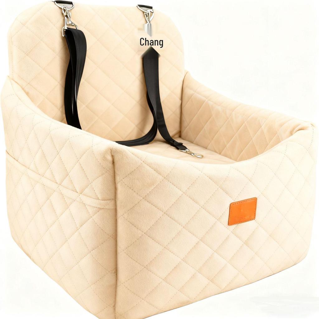 Cozy Winter Dog Car Safety Seat & Cat Bed