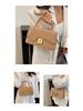 Women's Retro-Style Versatile Solid Color Handbag - High-End Feel, Fashionable Crossbody/Shoulder Bag for Commuting 2026.