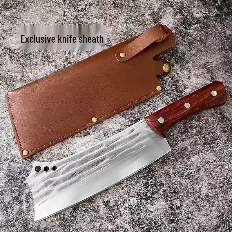 Hand-Forged Manganese Steel Outdoor Sickle: Perfect for Splitting and Chopping Wood